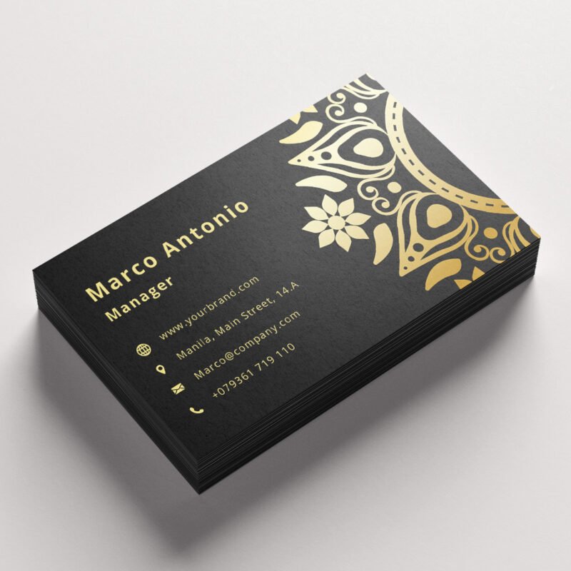 Spot UV / Metal Foil Business Cards - Image 2