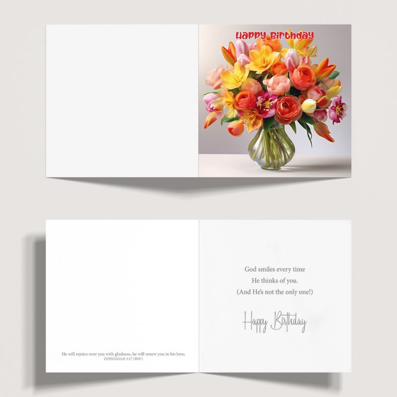Birthday Card - ZEPHANIAH 3:17 - Image 2