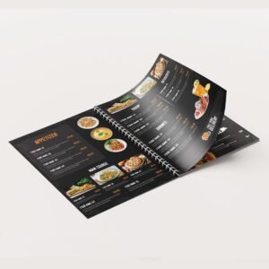 Wire Bound Menu Books