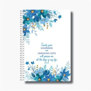 Goodness & unfailing love - A5 Wire-O-Notebook