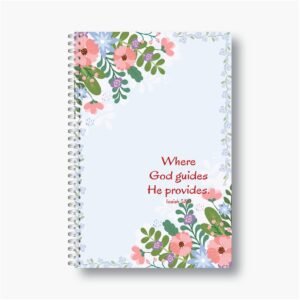 Where  God guides. . . - A5 Wire-O-Notebook