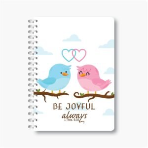 Be joyful - A6 Wire-o-Notebook