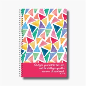 Delight yourself in the Lord - A5 Wire-O-Notebook