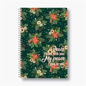 Peace  I leave with you - A5 Wire-O-Notebook