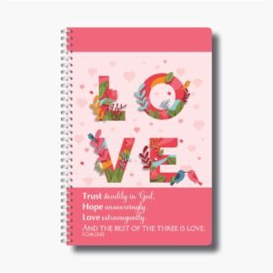 Trust steadily in God - A5 Wire-O-Notebook
