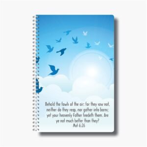 Behold the fowls of the air - A5 Wire-O-Notebook
