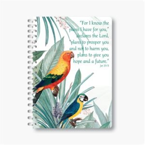 Plans to prosper you - A6 Wire-o-Notebook
