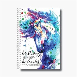 Be fearless - A5 Wire-O-Notebook