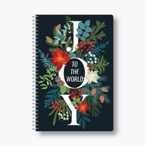 Joy to the world - A5 Wire-O-Notebook
