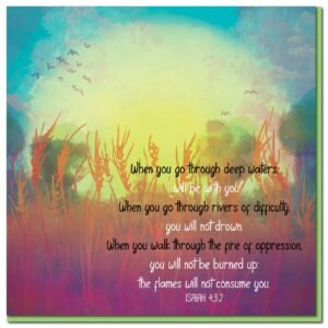 Encouragement Card - Isaiah 43:2