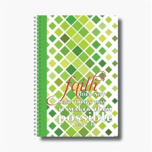 Faith does not make things easy - A5 Wire-O-Notebook