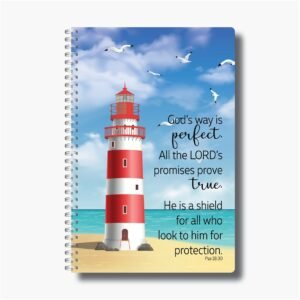 God's way is perfect - A5 Wire-O-Notebook