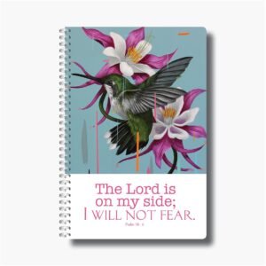 I will not fear - A5 Wire-O-Notebook