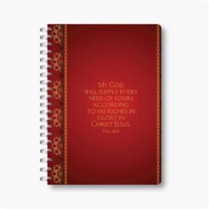 God will supply - A6 Wire-o-Notebook
