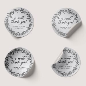 Silver Paper Sticker