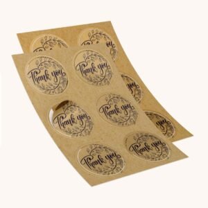 Eco-friendly Craft Paper Stickers