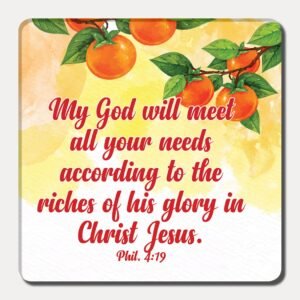 God will meet all your needs - Fridge Magnet