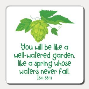 Well-watered garden - Fridge Magnet