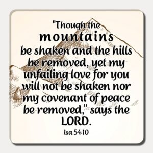 Mountains be shaken - Fridge Magnet