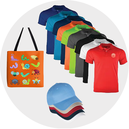 Clothing, Caps & Bags