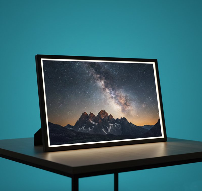 LED Photo Frame Print