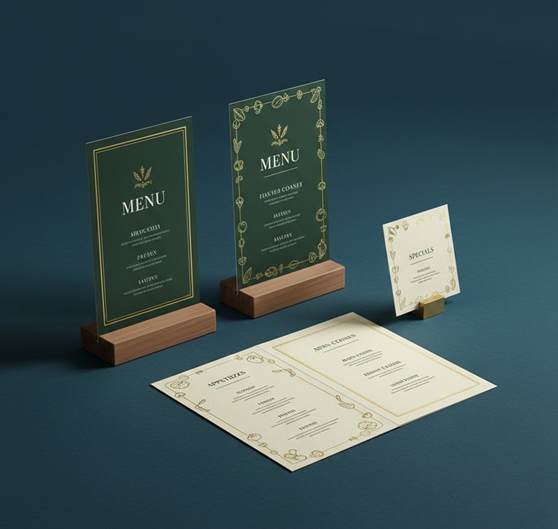 Menu Cards