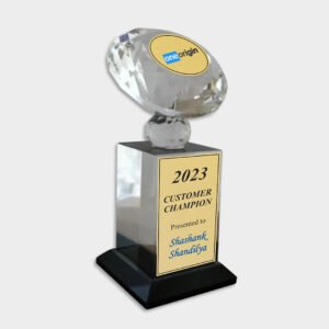 Crystal and Acrylic Trophies CRT257BB