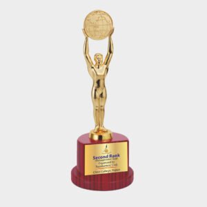 Premium Trophies - MT352 Globe Man
